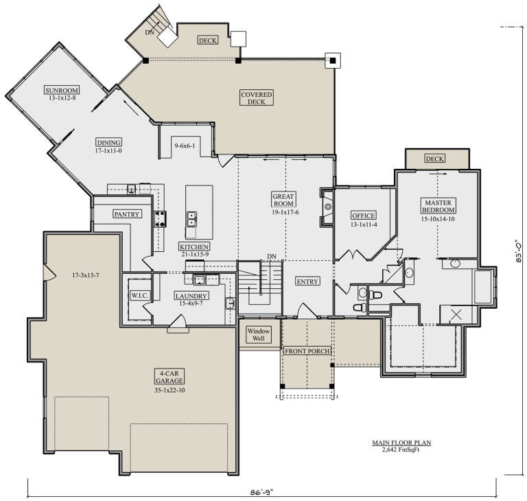 House Plan House Plan #29731 Drawing 1