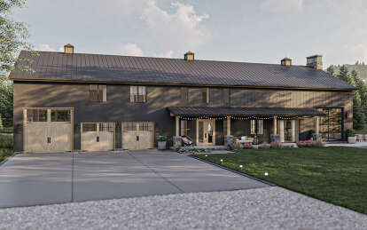 Barn House Plan #963-00825 Elevation Photo