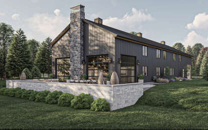 Barn House Plan #963-00825 Elevation Photo