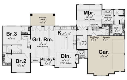 House Plan House Plan #29734 Drawing 1