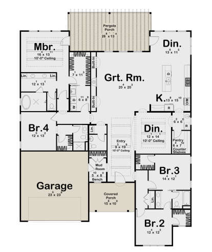 House Plan House Plan #29735 Drawing 1
