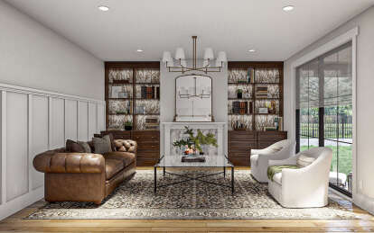 Modern Transitional House Plan #963-00828 Additional Photo