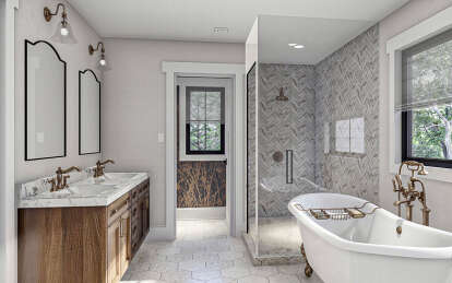 Modern Transitional House Plan #963-00828 Additional Photo