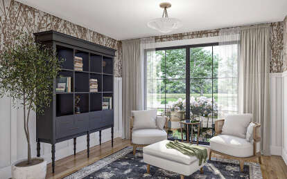 Modern Transitional House Plan #963-00828 Additional Photo