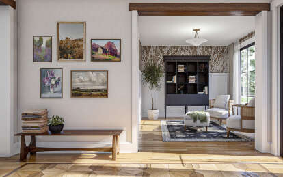 Modern Transitional House Plan #963-00828 Additional Photo