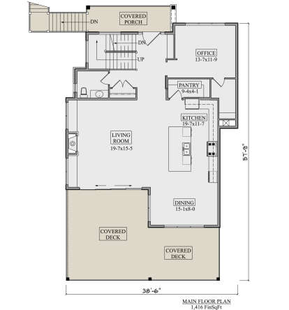 Main Floor  for House Plan #5631-00230