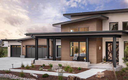 Contemporary House Plan #5631-00231 Build Photo