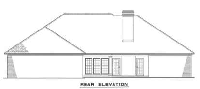 Ranch House Plan #110-00066 Elevation Photo