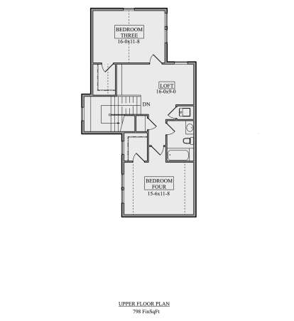 Second Floor for House Plan #5631-00233