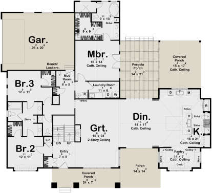 Main Floor  for House Plan #963-00829
