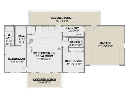 Main Floor  for House Plan #1462-00069