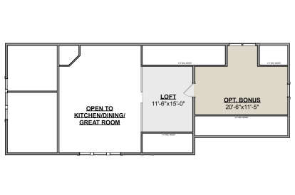 Second Floor for House Plan #1462-00069