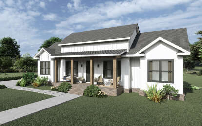 Modern Farmhouse House Plan #7174-00016 Elevation Photo