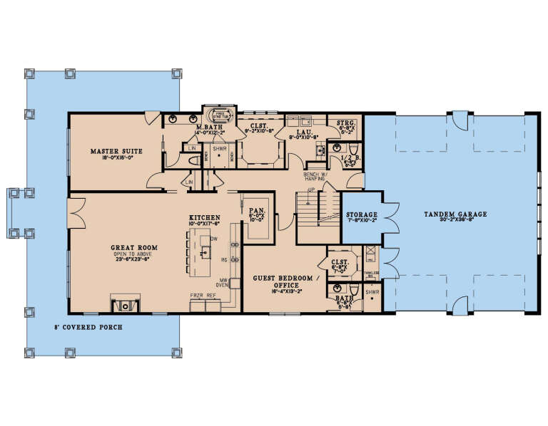 House Plan House Plan #29746 Drawing 1