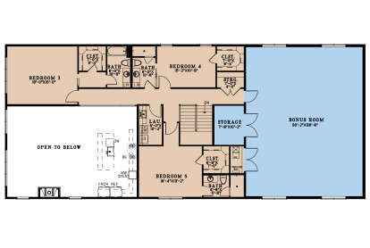 Second Floor for House Plan #8318-00359