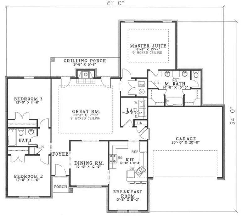House Plan House Plan #2975 Drawing 1