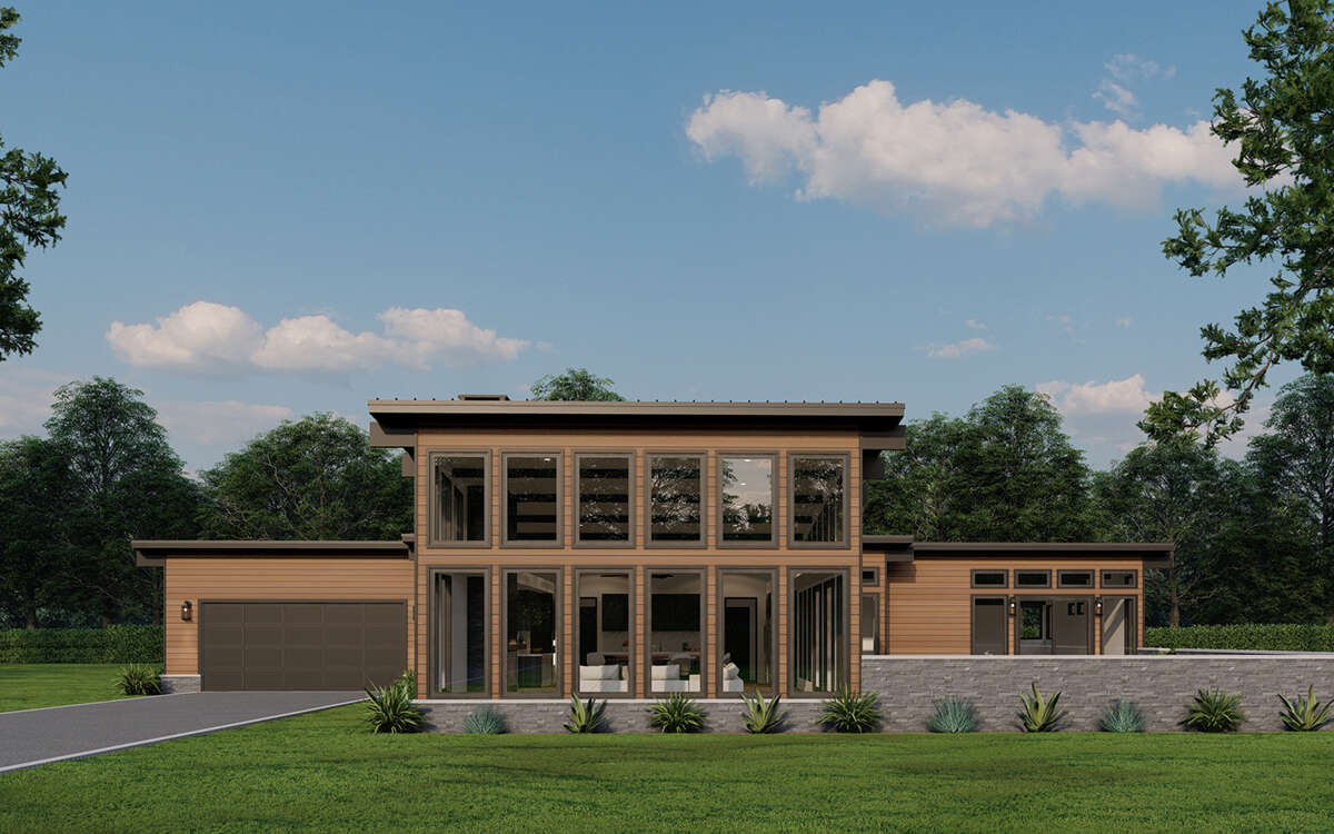 Modern Plan: 2,480 Square Feet, 3 Bedrooms, 2.5 Bathrooms Modern Plan: 2,480 Square Feet, 3 Bedrooms, 2.5 Bathrooms