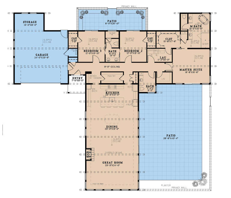 House Plan House Plan #29750 Drawing 1