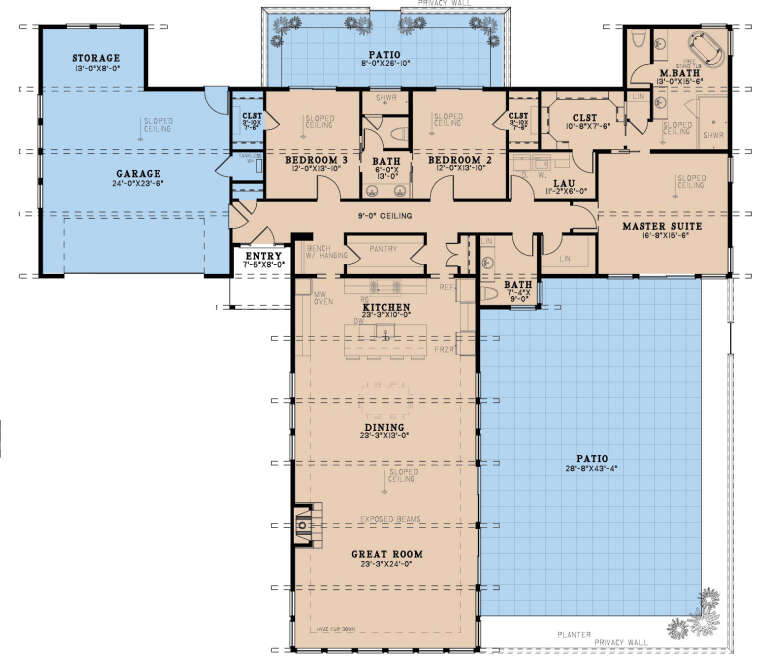 House Plan House Plan #29750 Drawing 1