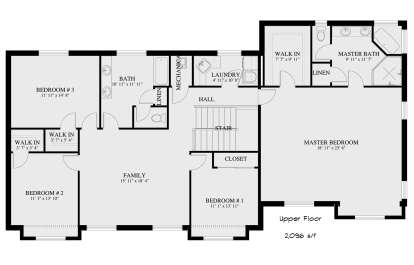 Second Floor for House Plan #2802-00245