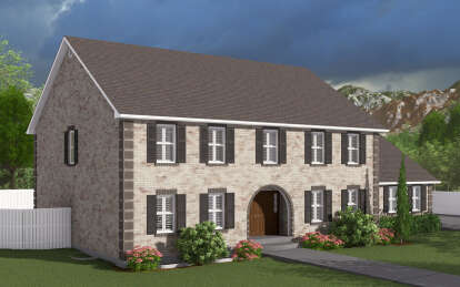 Traditional House Plan #2802-00246 Elevation Photo