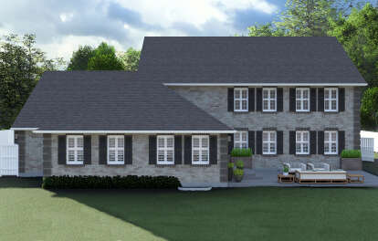 Traditional House Plan #2802-00246 Elevation Photo