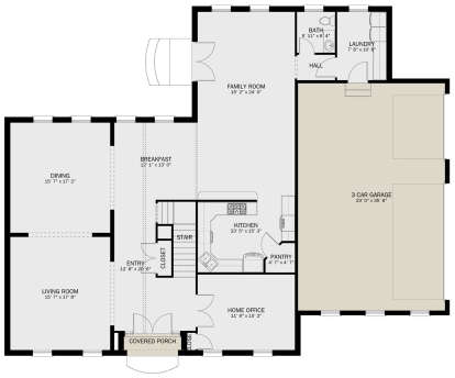 House Plan House Plan #29756 Drawing 1
