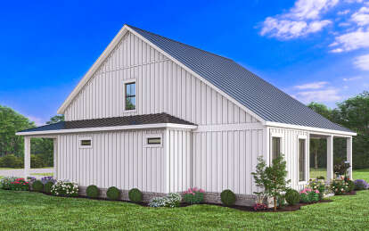 Modern Farmhouse House Plan #041-00340 Elevation Photo