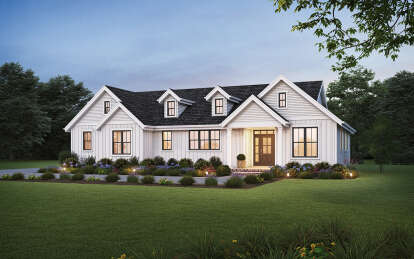 House Plan House Plan #29759 Angled Front Elevation