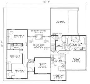 Floorplan 1 for House Plan #110-00068