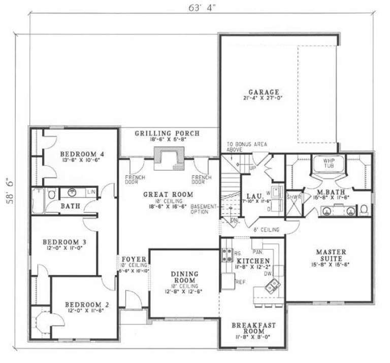 House Plan House Plan #2976 Drawing 1