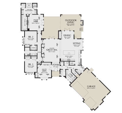 House Plan House Plan #29760 Drawing 1