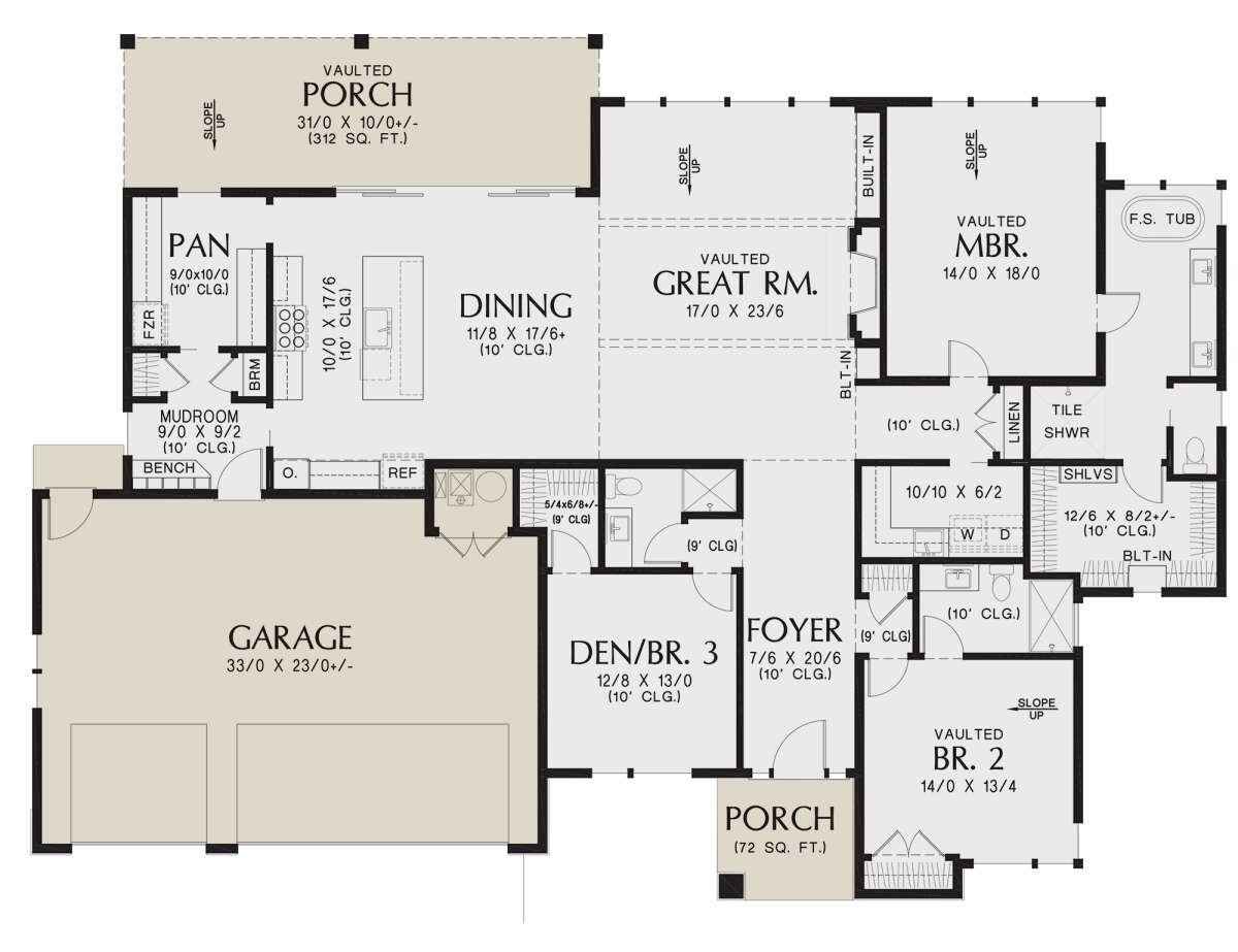 Contemporary Plan - 2,554 Square Feet, 3 Bedrooms, 3 Bathrooms | Floor ...