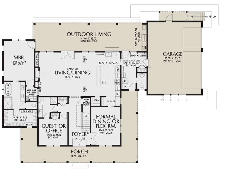 House Plan House Plan #29763 Drawing 1