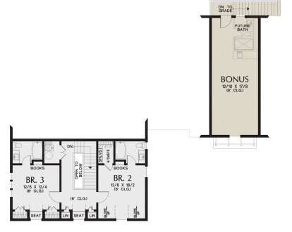 Second Floor for House Plan #2559-01001