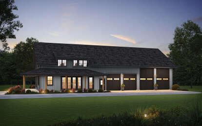 House Plan House Plan #29765 Angled Right Elevation