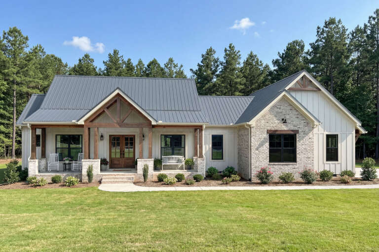 House Plan House Plan #29769 Angled Front Elevation