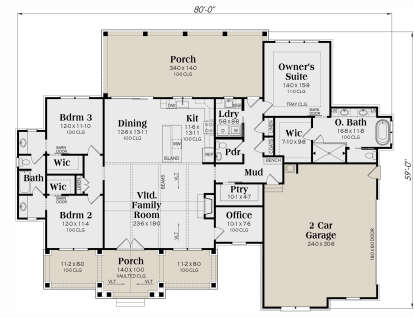 House Plan House Plan #29769 Drawing 1