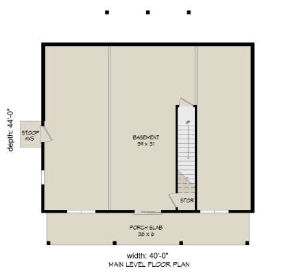 Basement for House Plan #940-00874