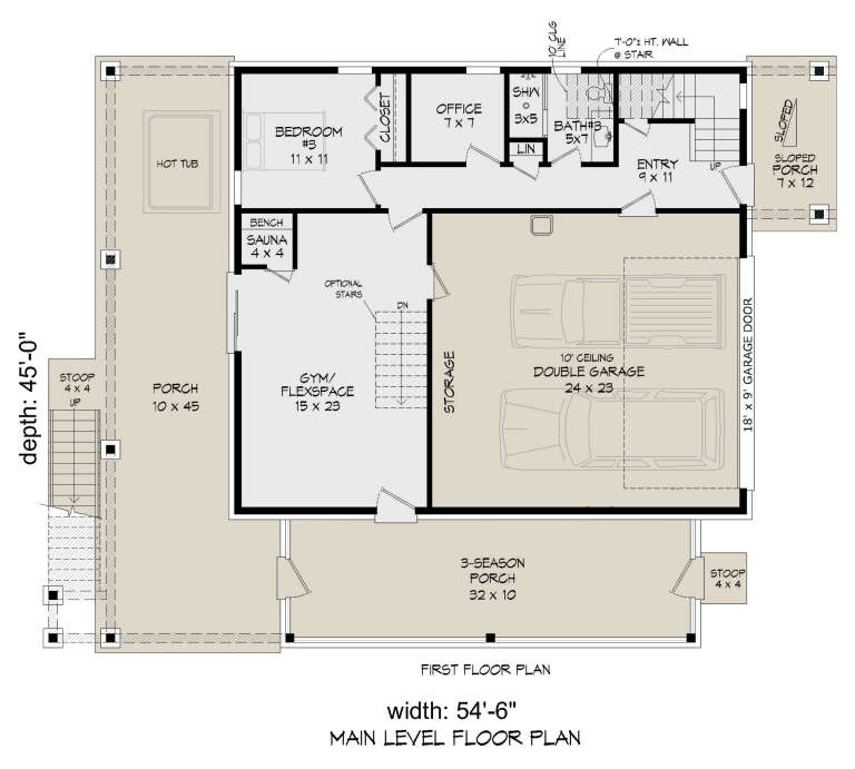 House Plan House Plan #29773 Drawing 1