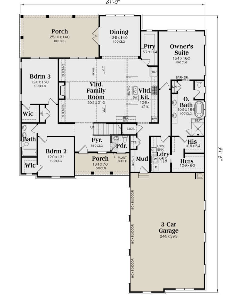 House Plan House Plan #29776 Drawing 1