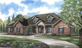 Traditional House Plan #110-00070 Elevation Photo