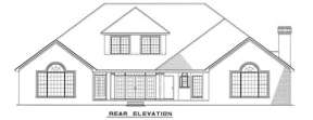 Traditional House Plan #110-00070 Elevation Photo
