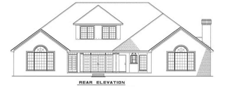 Traditional House Plan #110-00070 Elevation Photo