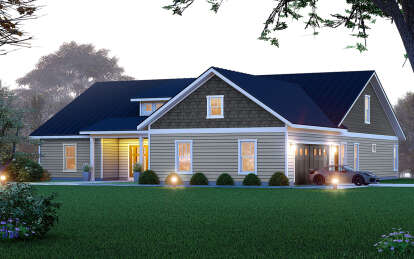 Farmhouse House Plan #940-00882 Elevation Photo