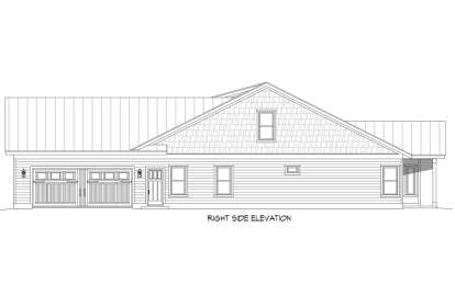 Farmhouse House Plan #940-00882 Elevation Photo