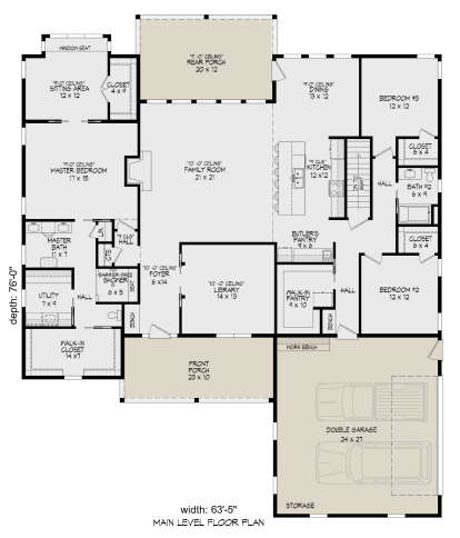 Main Floor  for House Plan #940-00882