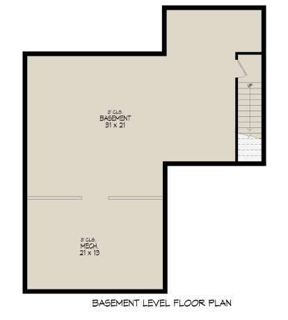 Basement for House Plan #940-00882
