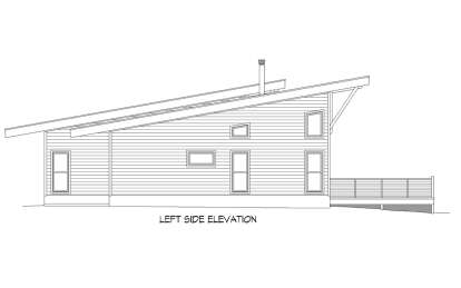 Modern House Plan #940-00884 Elevation Photo