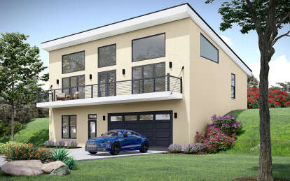 Modern House Plan #940-00885 Elevation Photo